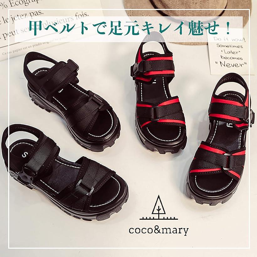 楽天市場】レディース 厚底 サンダル 軽量 歩きやすい コンフォート