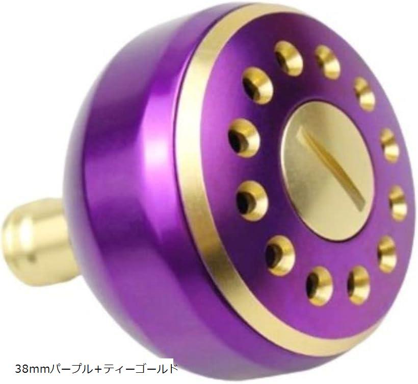 MAD CRAWL リールハンドル ゴールド/パープル Oリング付き MAD CRAWL