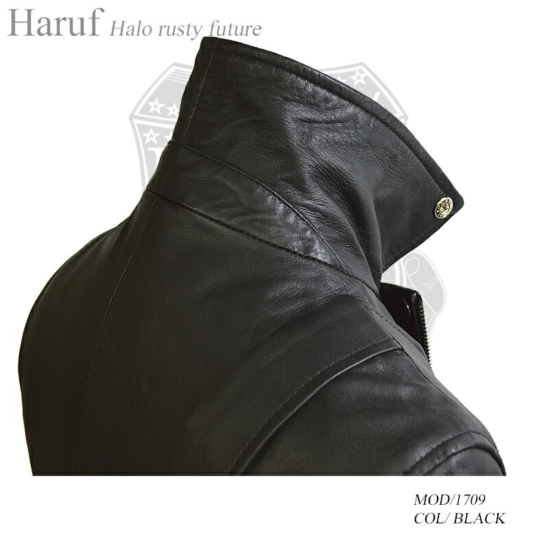 楽天市場】Haruf leather レザージャケット ライダースジャケット