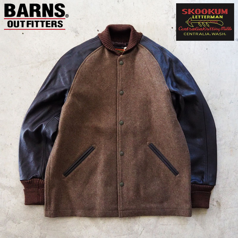 楽天市場】バーンズ × スクーカム スタジャン コラボ BARNS OUTFITTERS