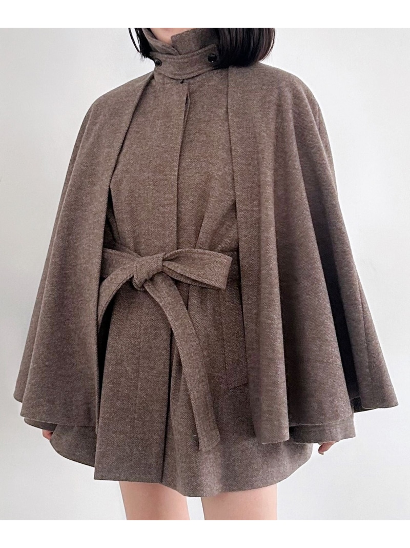 楽天市場】【SALE／40%OFF】マルチWAYケープミドルコート Heather