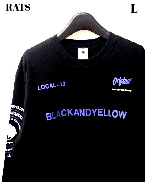 楽天市場】L【RATS TWO WHEEL L/S TEE BLACKxBLUE 23'RTC-0204 RATS