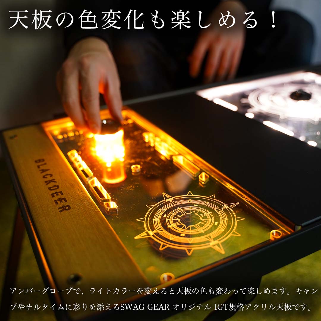 楽天市場】IGT アクリル天板 収納ケース付 アウトドア IGT 互換