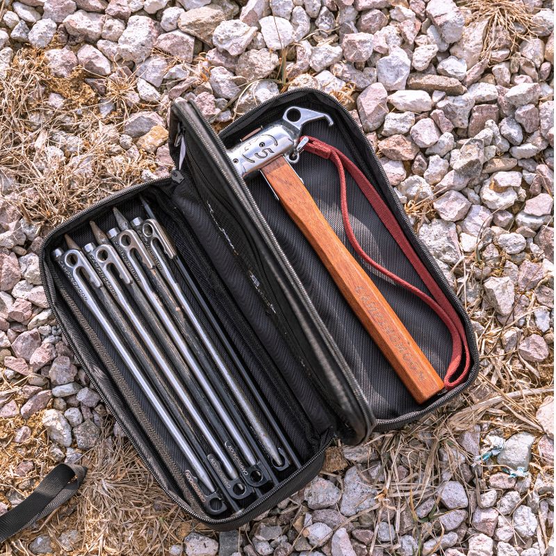 楽天市場】【公式】キャンピングムーン ペグハンマー ケース セット