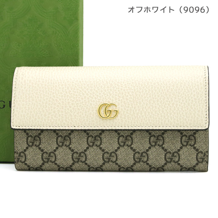 楽天市場】グッチ 財布 GUCCI フラップ長財布 キャンバス プチ