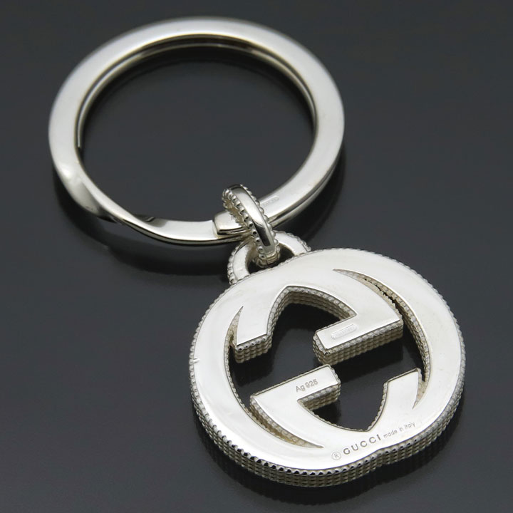 楽天市場】グッチ キーリング GUCCI キーホルダー インターロッキングG
