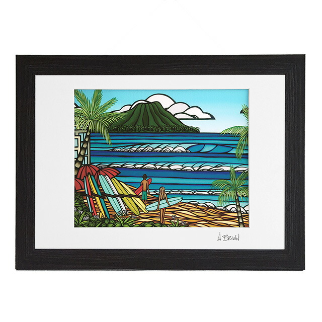楽天市場】【ヘザーブラウン】【Heather Brown】ART PRINT XL SURF