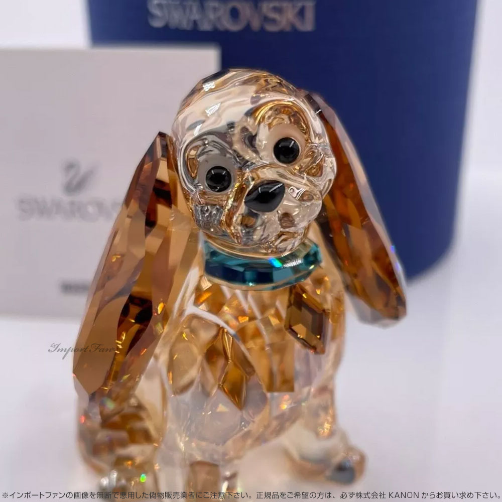 楽天市場】スワロフスキー レディ コッカースパニエル 犬 わんわん物語