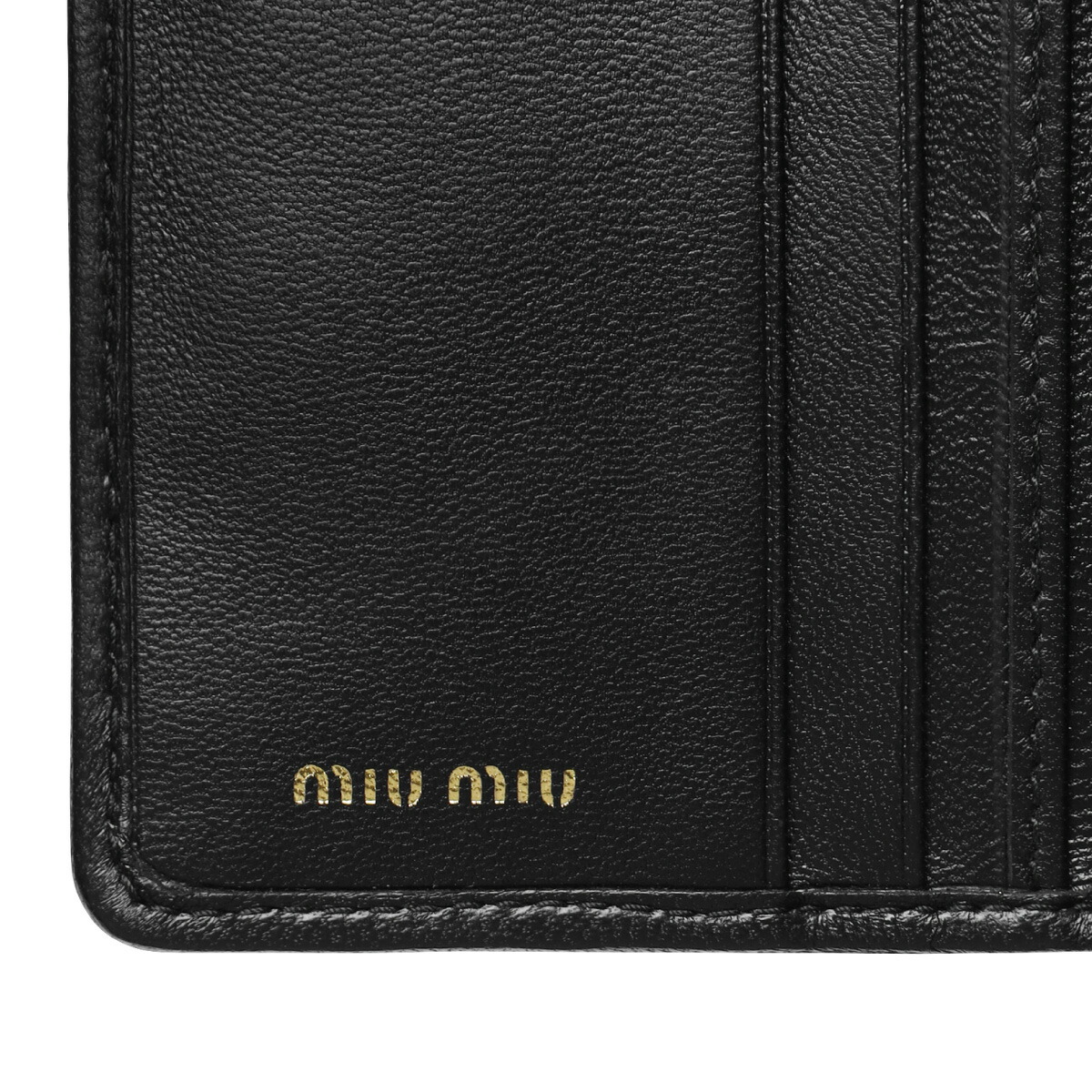 楽天市場】ミュウミュウ MIU MIU 二つ折り財布 MATELASSE マテラッセ