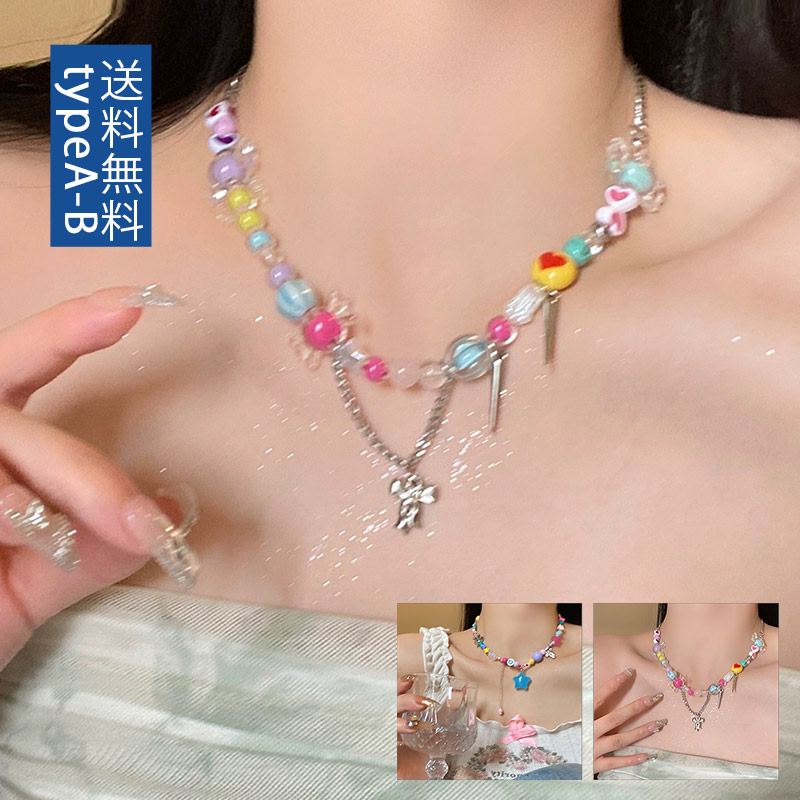 楽天市場】【予約品】ネックレス 元気 色鮮やか ファッション