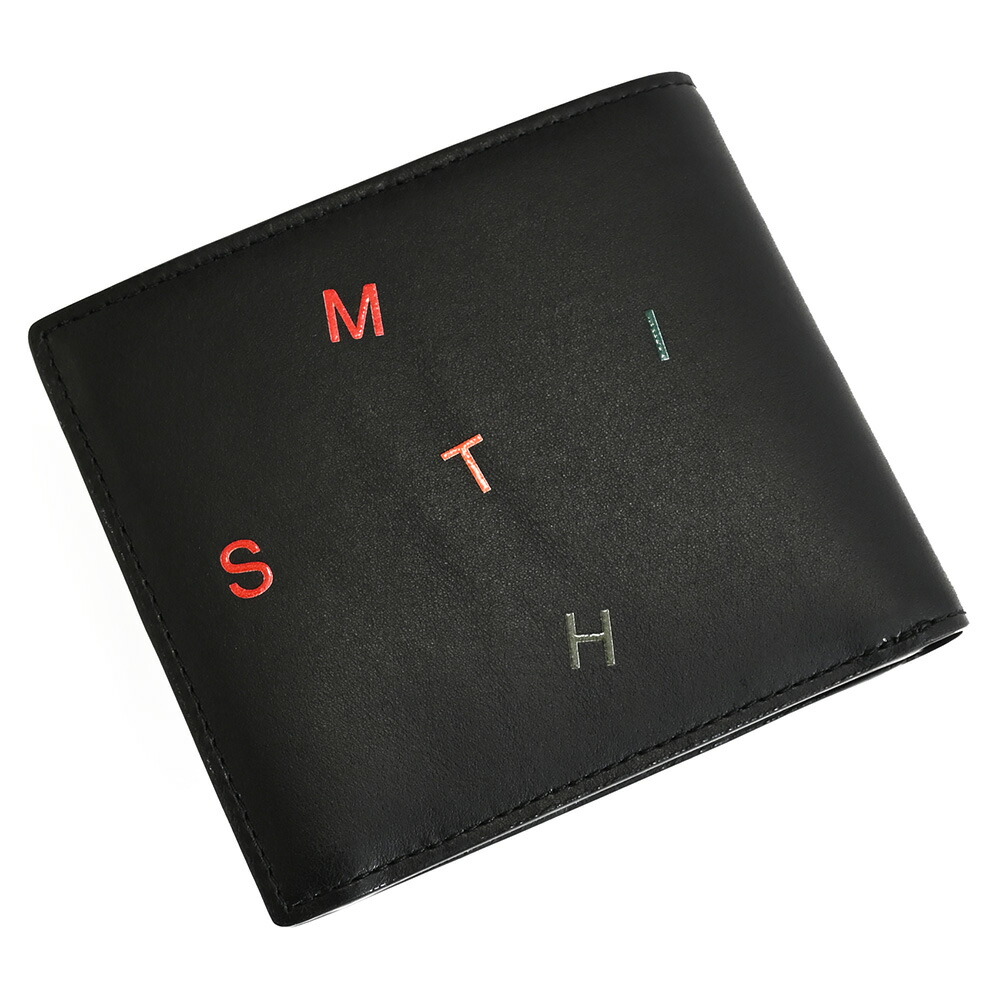 楽天市場】ポールスミス 財布 二つ折り財布 黒(ブラック) Paul Smith