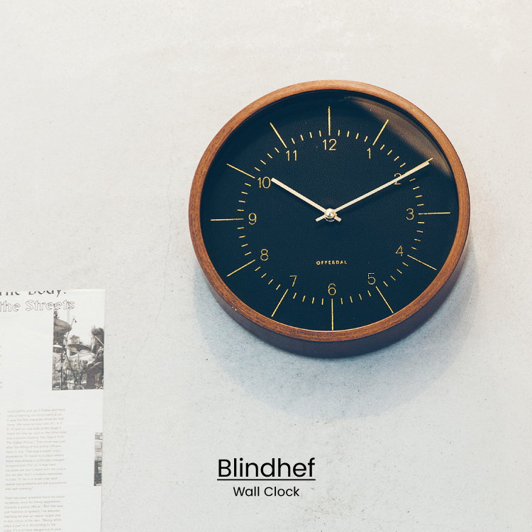 楽天市場】【インターフォルム公式】 掛け時計 ブランデフ Blindhef