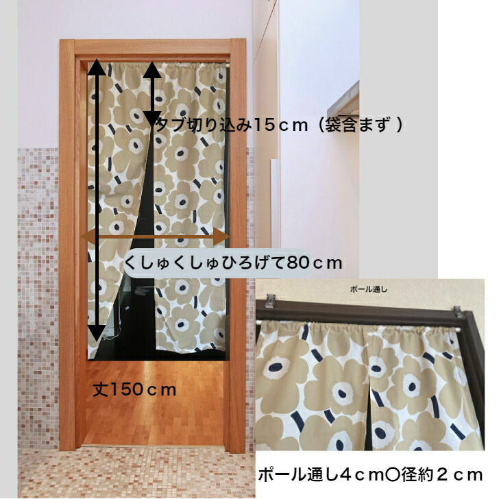 楽天市場】マリメッコ pieniunikko marimekko オーダーのれん カーテン