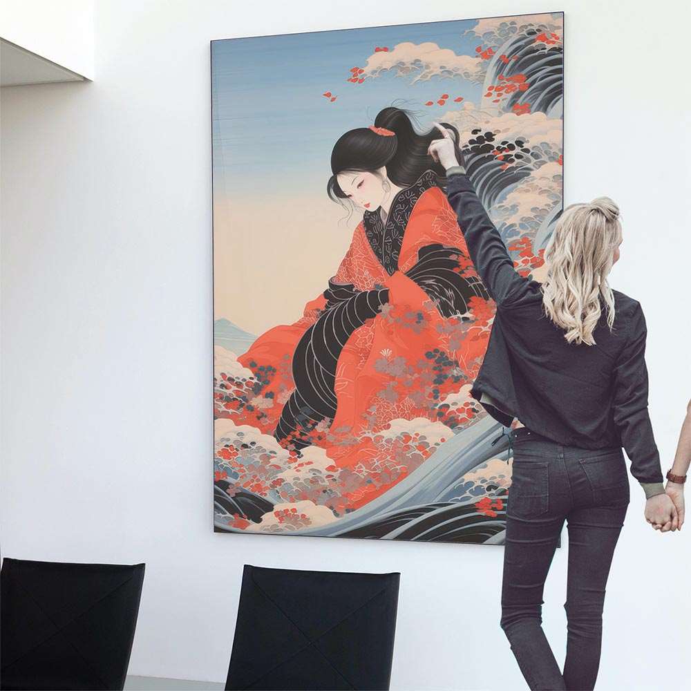 楽天市場】令和の浮世絵 版画風 ポスター 【用紙×サイズ×デザイン
