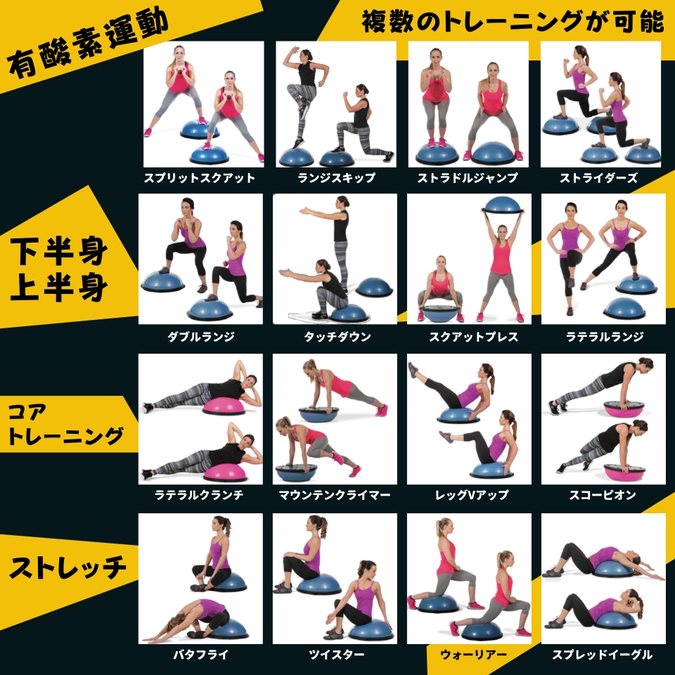 楽天市場】BOSU ボス バランストレーナー オリジナル プロ 直径 65cm