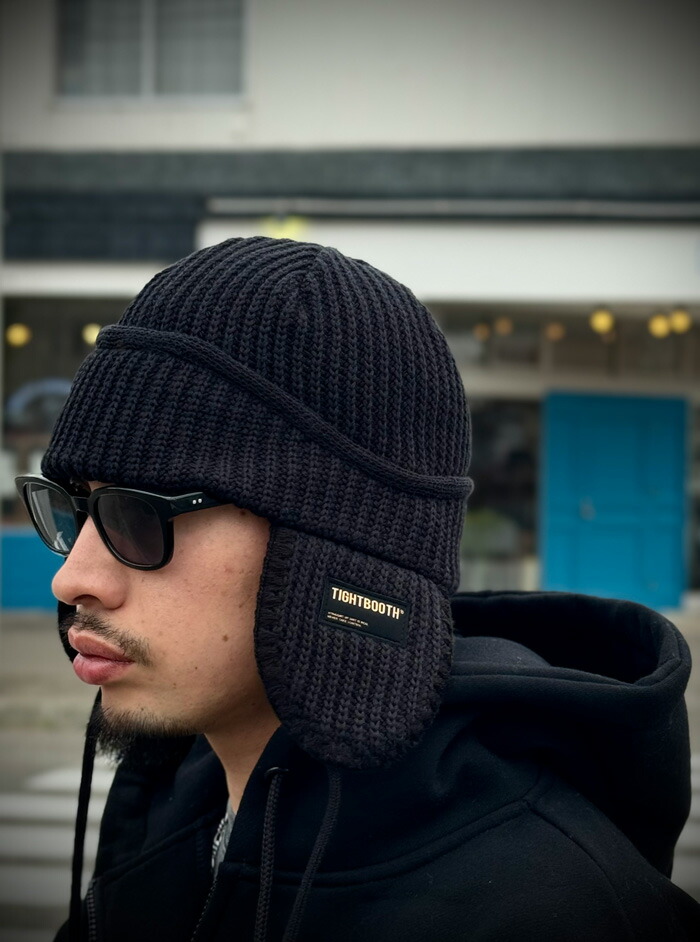 楽天市場】TIGHTBOOTH (タイトブース) FLIGHT BEANIE 【ビーニー 帽子