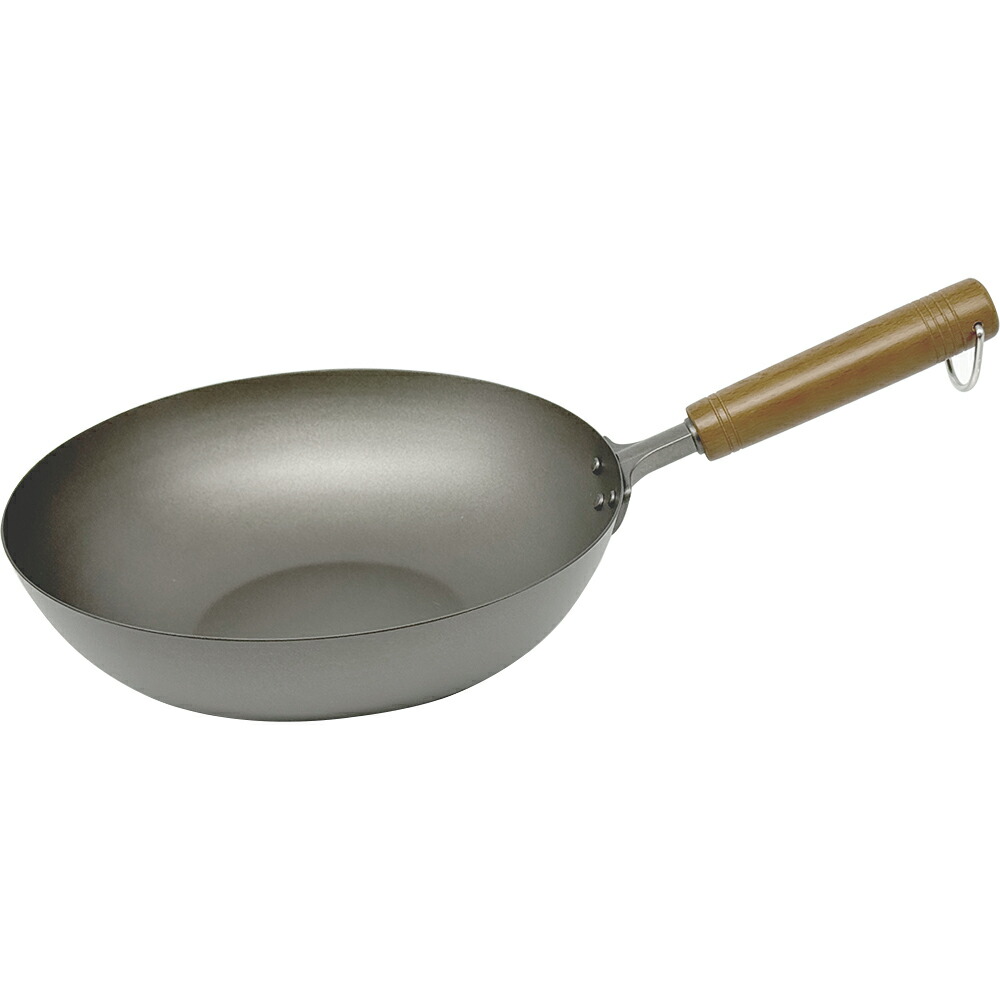 チタン 中華鍋 フライパン 30cm 日本製 キャンプ飯が楽しくなるヤツ