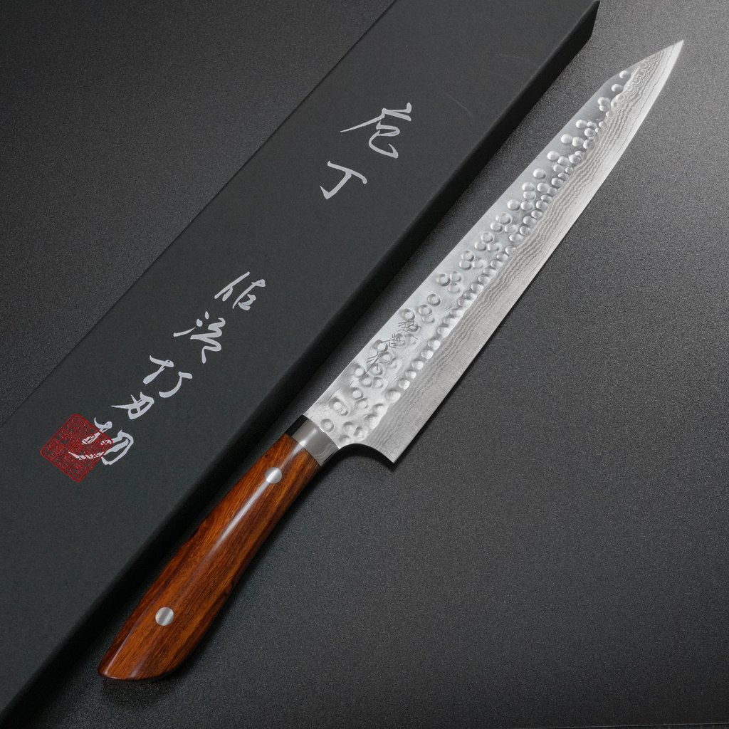 楽天市場】【楽天1位】包丁 筋引 筋引き 270mm 佐治打刃物 槌目 SRS13