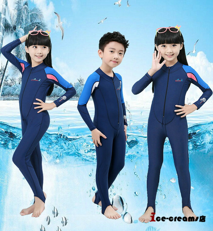 楽天市場】子供用 ウェットスーツ フルスーツ 体型カバー キッズ 水着