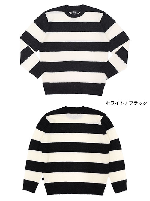 楽天市場】ステューシー STUSSY セーター メンズ Stripe Mohair Crew