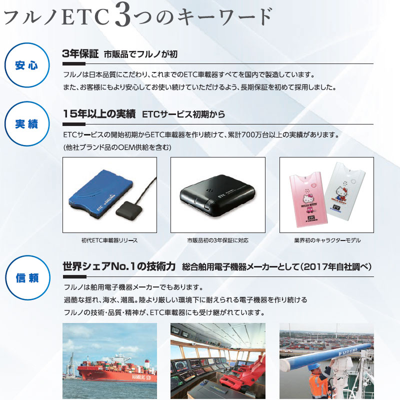 楽天市場】【Web申請必須】セットアップ込み ETC車載器 FNK-M16 古野