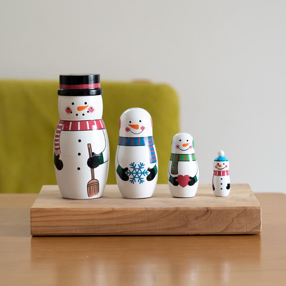 楽天市場】SNOWMAN FAMILY マトリョーシカ スノーマンファミリーDETAIL