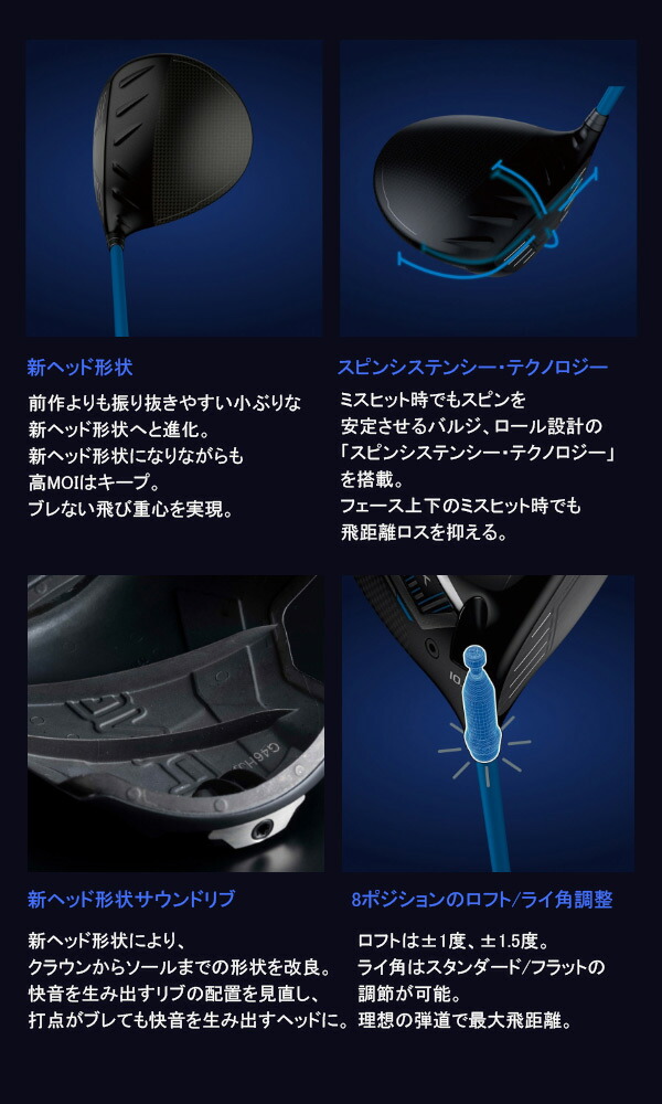 楽天市場】新作 ピン G440 LST ドライバー ツアー2.0クロム 65
