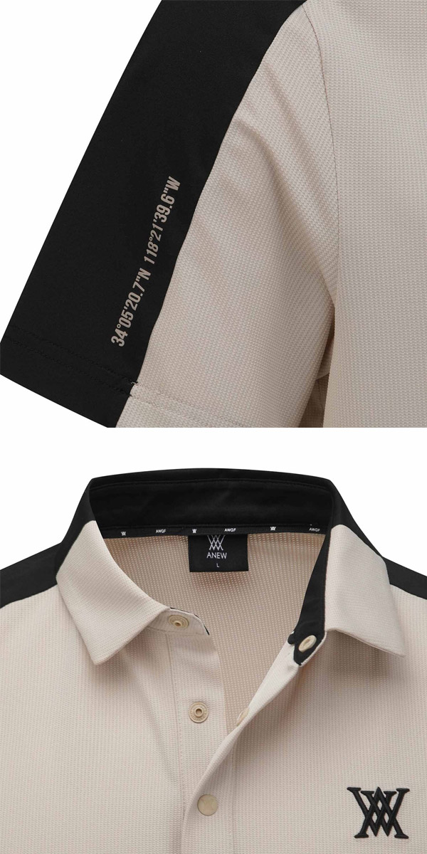 楽天市場】アニュー ゴルフ メンズ Tシャツ AGFMMTS34 ブロック