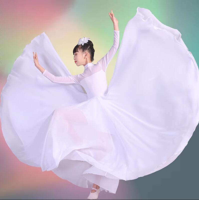 楽天市場】子供 ダンス ワンピース 社交ダンス ドレス 長袖 ハイネック