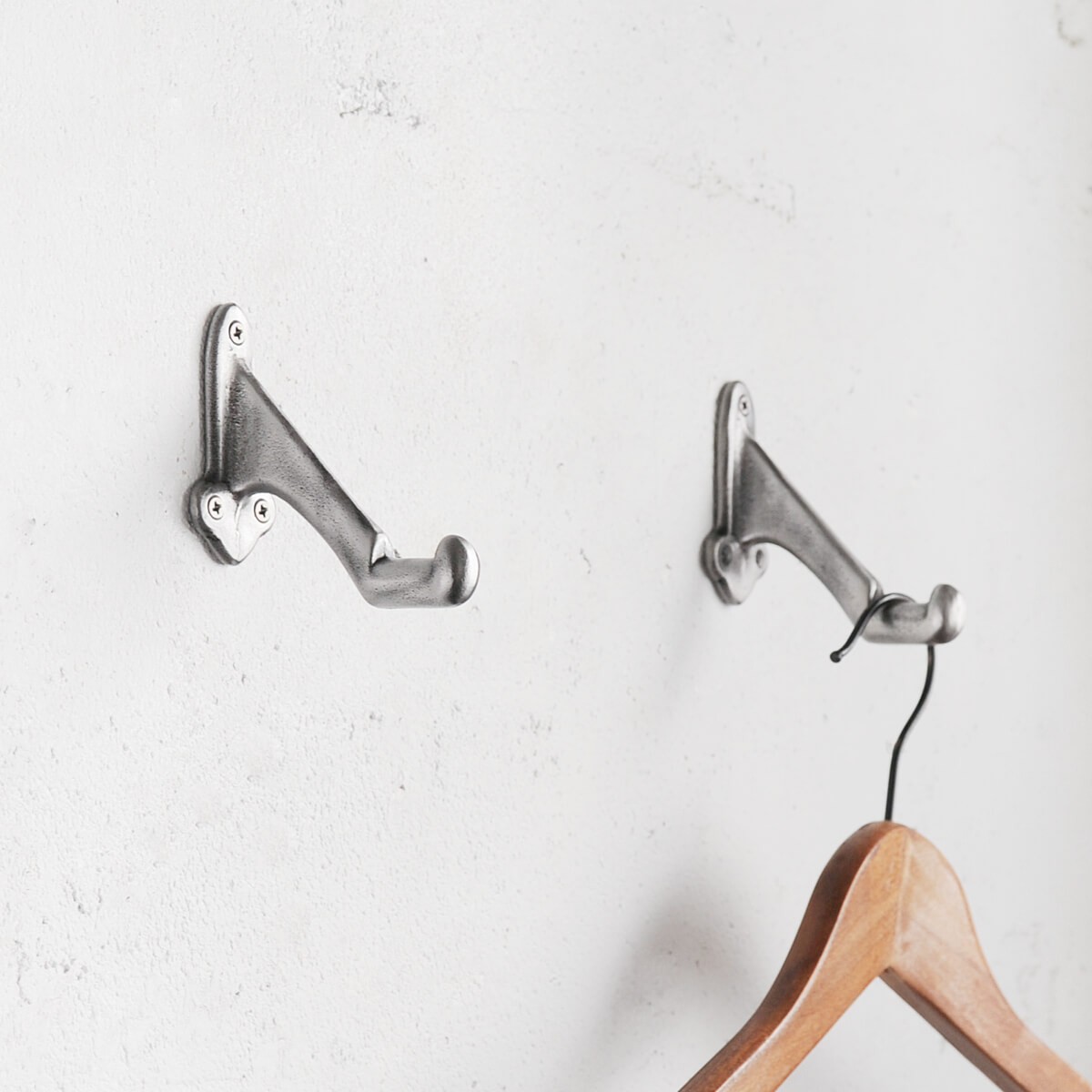 楽天市場】【アイアン ウォール フック 壁付 ハンガー ハンギング 鉄