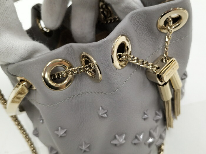 楽天市場】【中古】JIMMY CHOO ボンボン マイクロ チェーンショルダー
