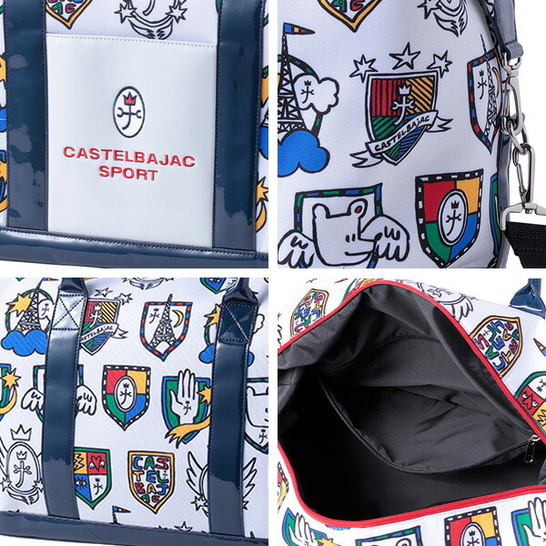 新品】カステルバジャック CBB034 ボストンバッグ ネイビー 【公式通販】