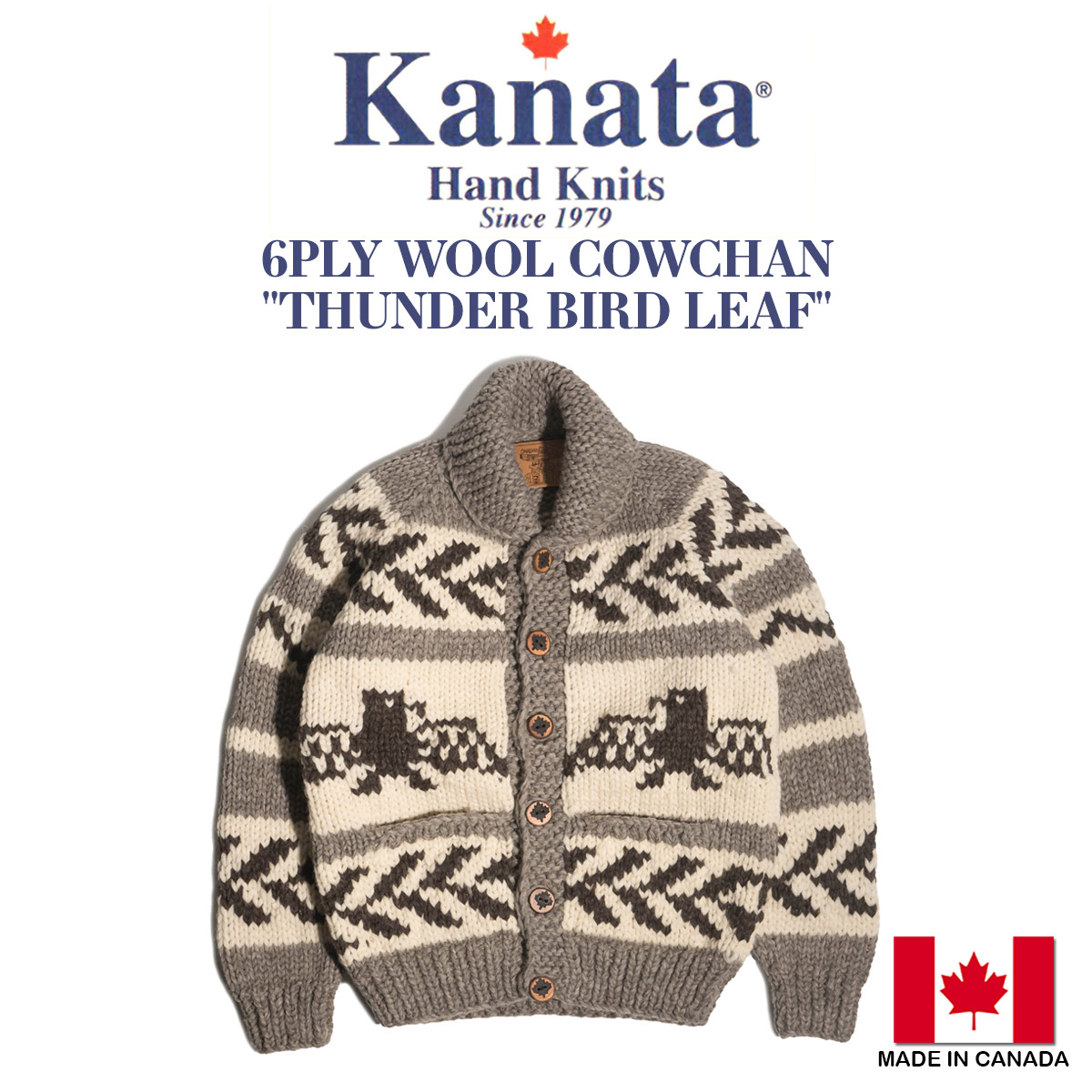 楽天市場】カナタ KANATA カウチンセーター 6プライウール