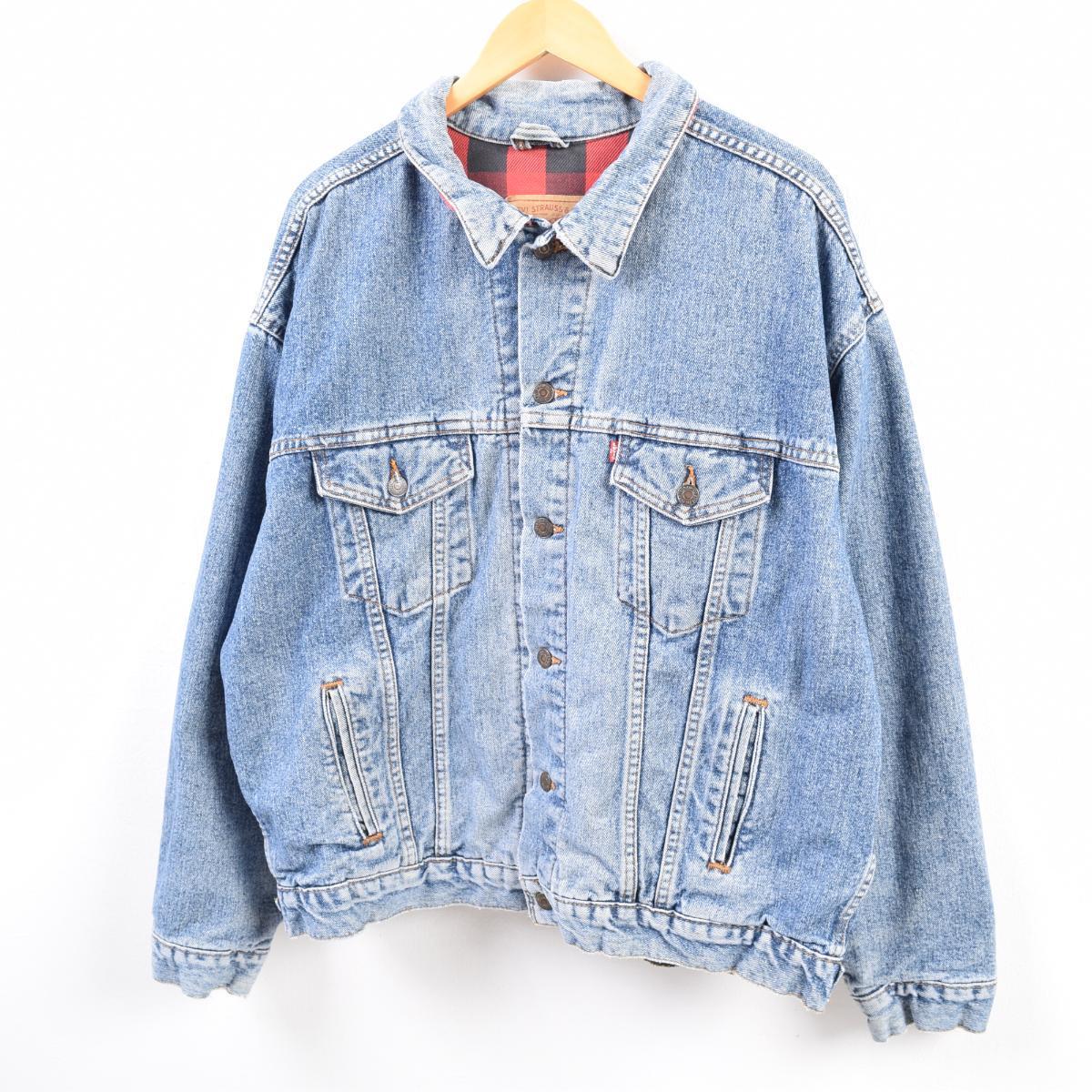楽天市場】90年代 リーバイス Levi's 70417-4891 ネル生地ライナー