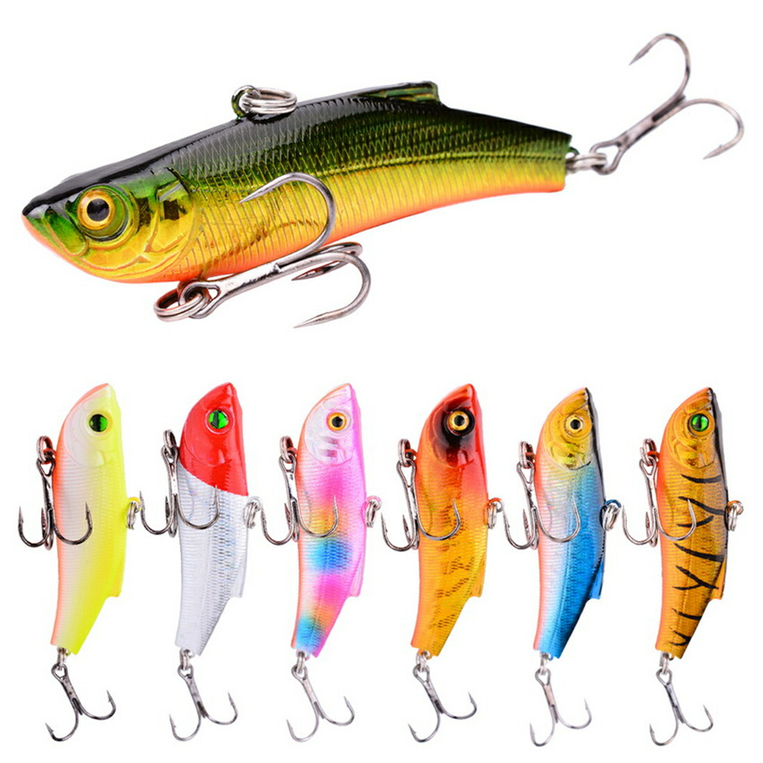 楽天市場】ルアー 疑似餌 7cm /18g VIB 釣り 餌 釣具 釣りえ 偽物エサ