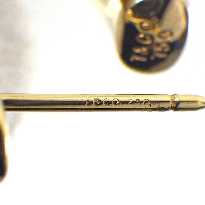 楽天市場】ティファニー Tiffany & Co. ピアス ハーフ フープ K18YG