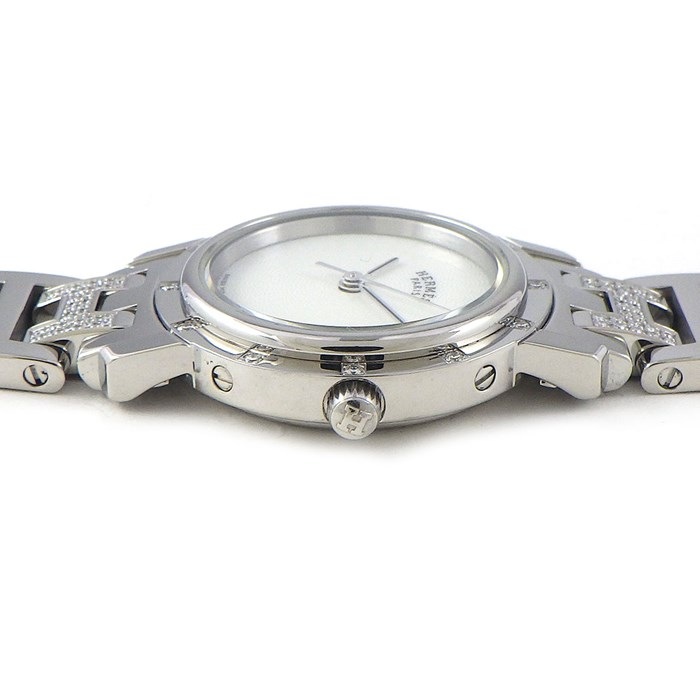 楽天市場】エルメス HERMES 腕時計 クリッパー ナクレ CL4.230 ダイヤ