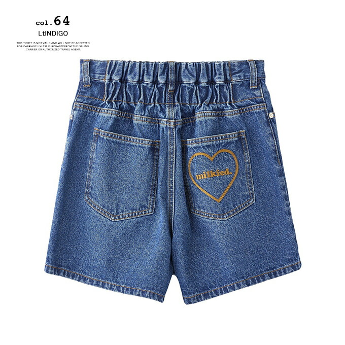 楽天市場】【 MILKFED. ミルクフェド 】 COOPER HEART DENIM SHORT