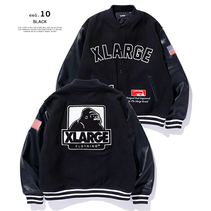 楽天市場】【 XLARGE エクストララージ 】 OG LOGO VARSITY JACKET OG