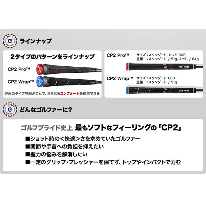 楽天市場】【ゴルフ】【グリップ】ゴルフプライド GOLF PRIDE CP2