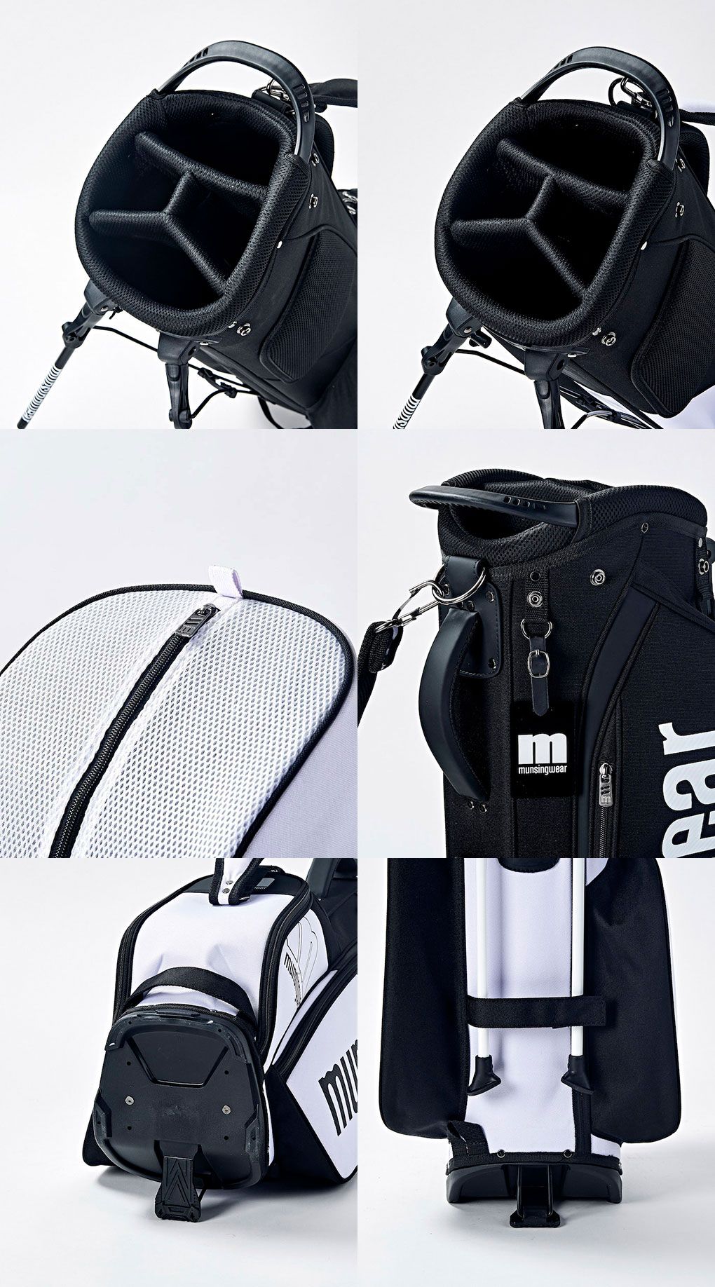 楽天市場】マンシングウェア スタンドキャディバッグ 8.5型 MQBWJJ11