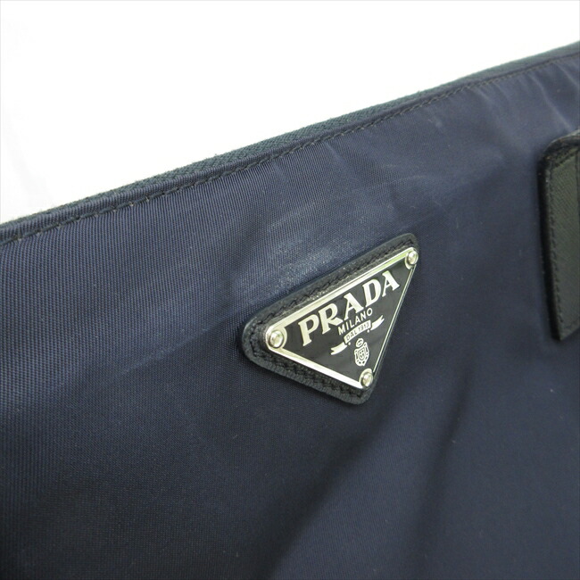 楽天市場】PRADA(プラダ) トートバッグ 紺 ネイビー ナイロン