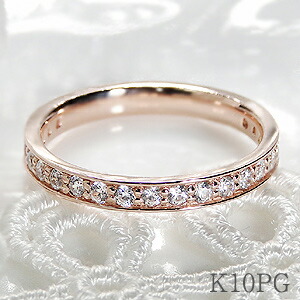 楽天市場】K10 YG/PG/WG 【0.5ct】ダイヤモンド フチありフル