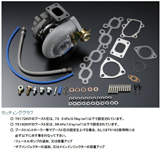 楽天市場】TRUST トラスト GReddy タービンキット T518Z-8.0cm2
