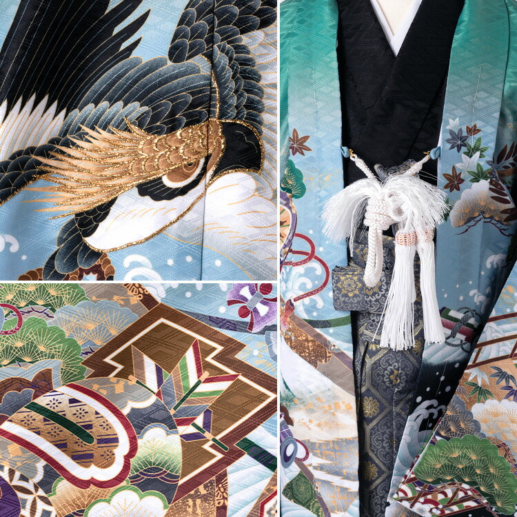 楽天市場】七五三 着物 3歳 羽織袴セット 男の子 10点フルセット