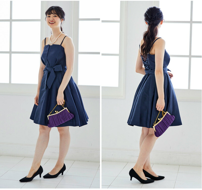 BURBERRY ネイビー ノースリーブワンピース&ドレス セレモニー 美品