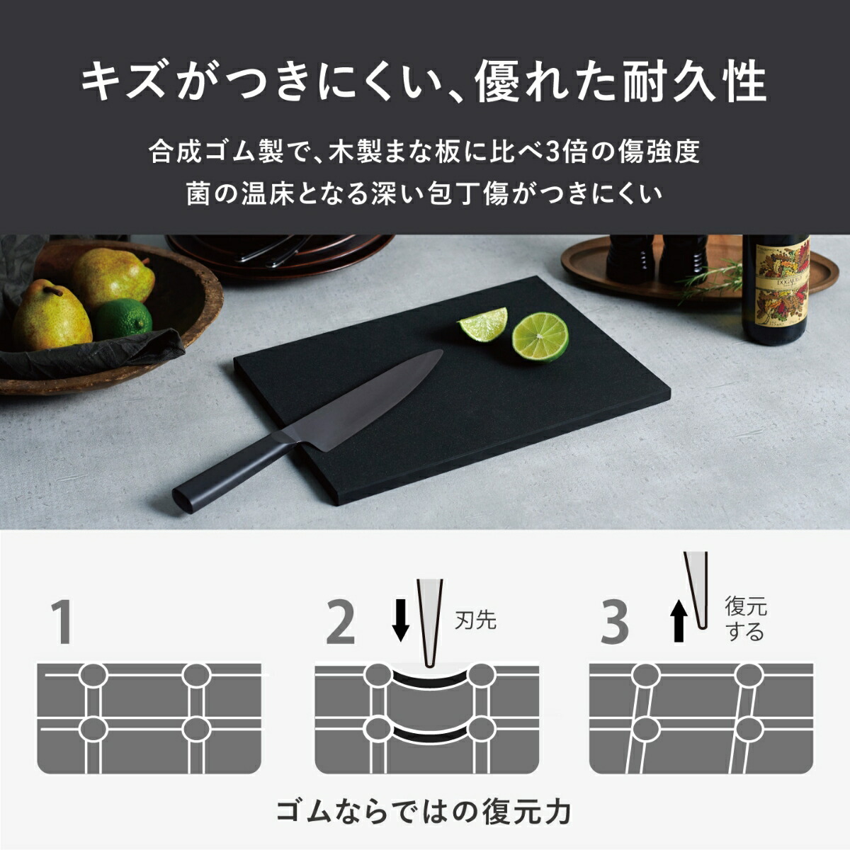 楽天市場】テレビで紹介！【京セラ公式】ブラックカッティングボード