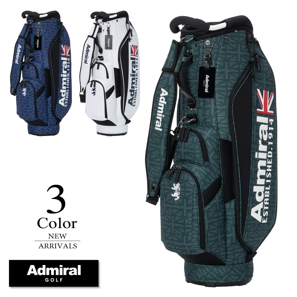 楽天市場】【P10倍】アドミラル ゴルフ カート キャディバッグ