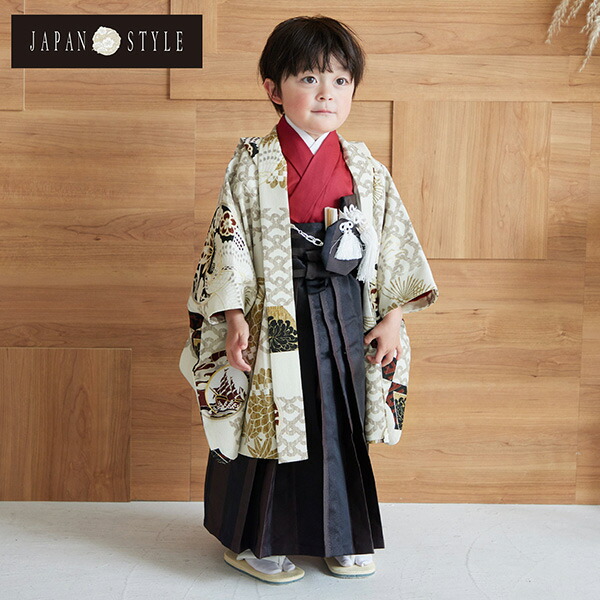 楽天市場】七五三 着物 男の子 3歳 ブランド 羽織袴セット JAPAN STYLE