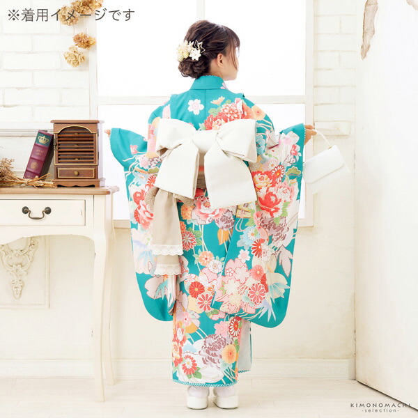 楽天市場】七五三 7歳 四つ身着物フルセット「扇面にまり 水色」女の子